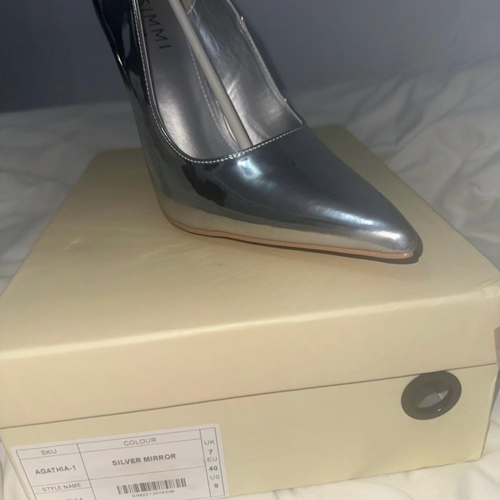 Agatha-1 Women's Silver Heels